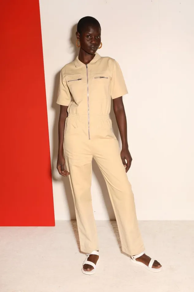 LF Markey Boilersuits Women Danny Boilersuit Oatmeal