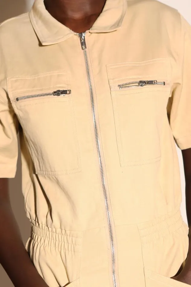 LF Markey Boilersuits Women Danny Boilersuit Oatmeal