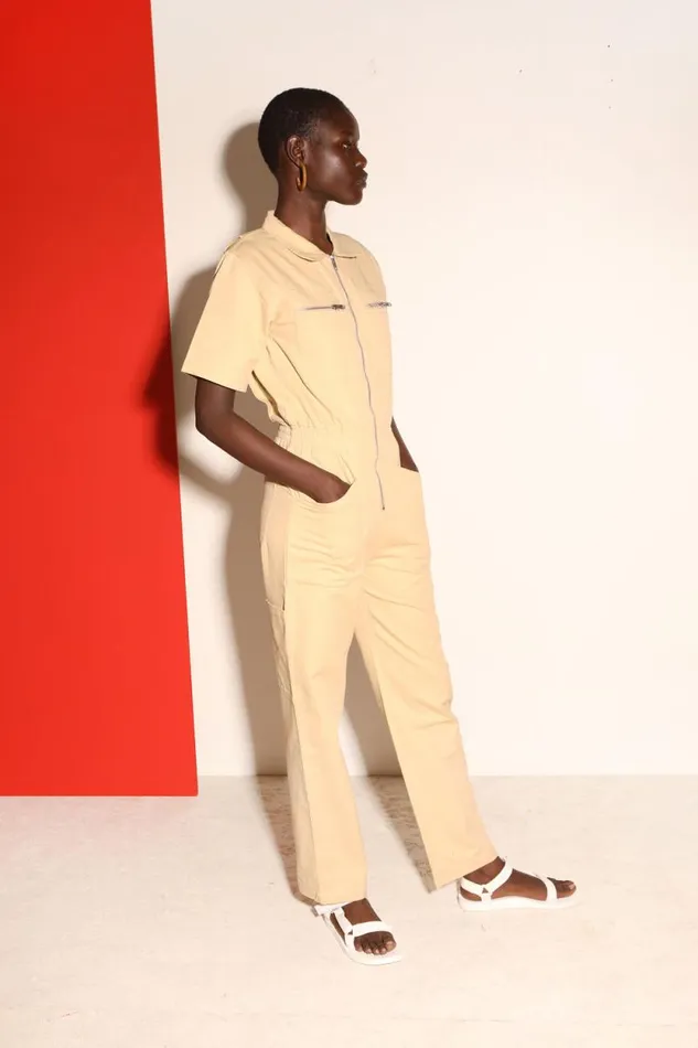 LF Markey Boilersuits Women Danny Boilersuit Oatmeal