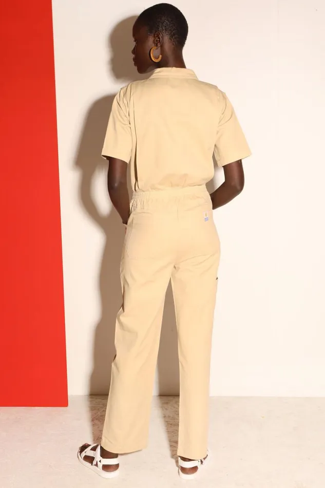 LF Markey Boilersuits Women Danny Boilersuit Oatmeal
