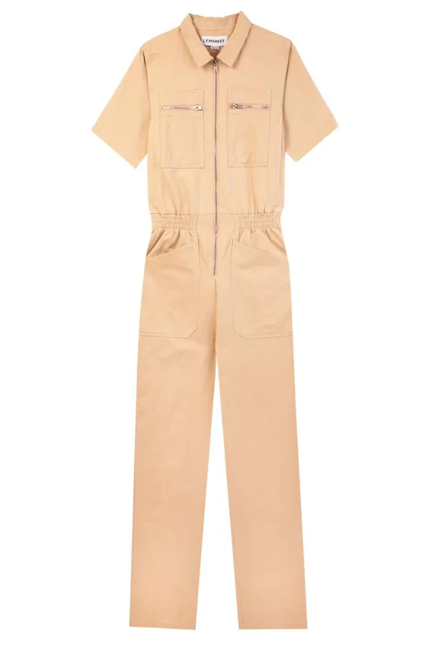 LF Markey Boilersuits Women Danny Boilersuit Oatmeal