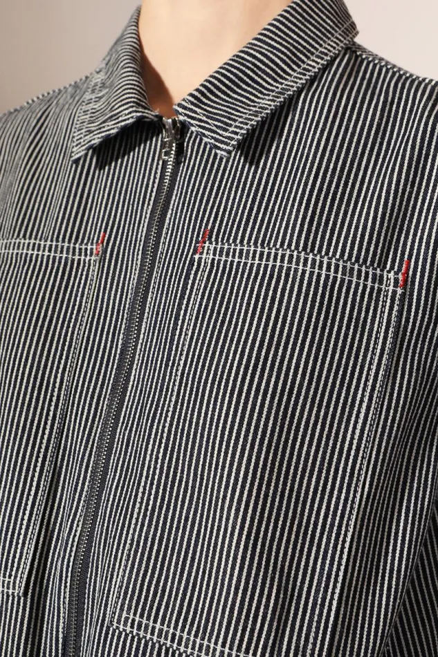 LF Markey Boilersuits Women Dominic Boilersuit Indigo Stripe