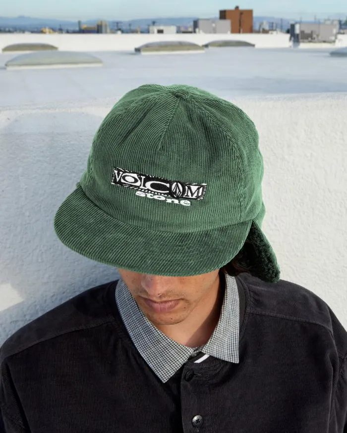 Lib Stone Legacy Flap Hat 8211 Dark Pine Mens Volcom Hats and Beanies
