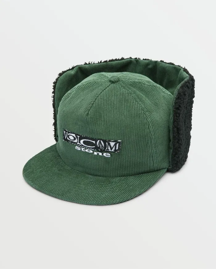 Lib Stone Legacy Flap Hat 8211 Dark Pine Mens Volcom Hats and Beanies