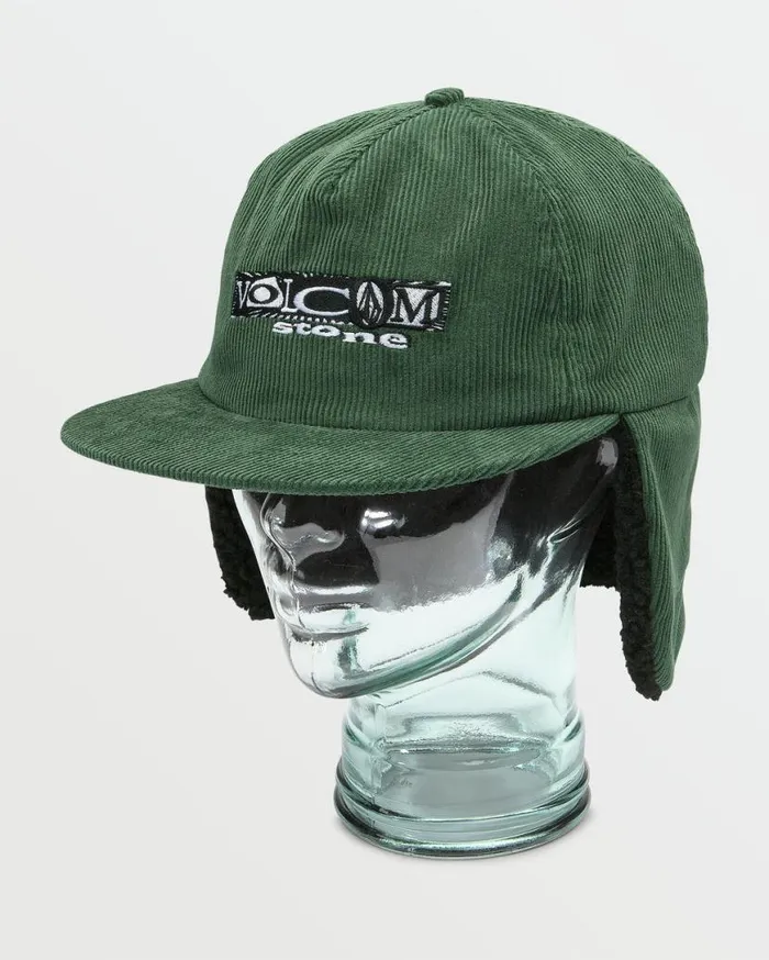 Lib Stone Legacy Flap Hat 8211 Dark Pine Mens Volcom Hats and Beanies