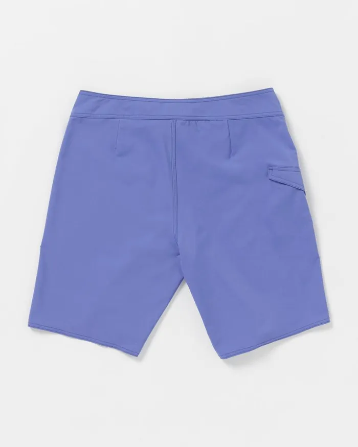 Lido Solid ModTech Trunks 8211 Ballpoint Blue Mens Volcom Boardshorts and Trunks