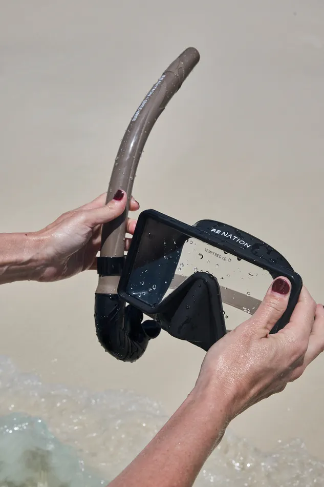 Lifestyle Women PE NATION X GENTLE HABITS DIVE MASK and SNORKEL IN BLACK PE Nation