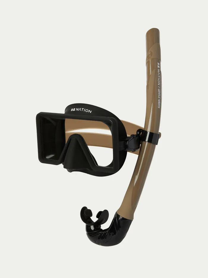 Lifestyle Women PE NATION X GENTLE HABITS DIVE MASK and SNORKEL IN BLACK PE Nation