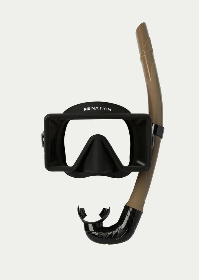 Lifestyle Women PE NATION X GENTLE HABITS DIVE MASK and SNORKEL IN BLACK PE Nation