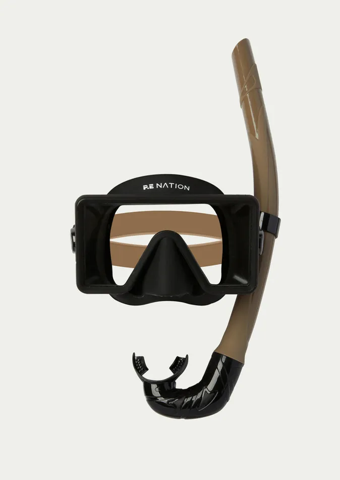 Lifestyle Women PE NATION X GENTLE HABITS DIVE MASK and SNORKEL IN BLACK PE Nation