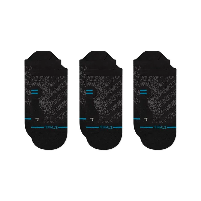 Light Performance Tab Socks 3 Pack Run Light 23 8211 Black MenWomen Stance Tab