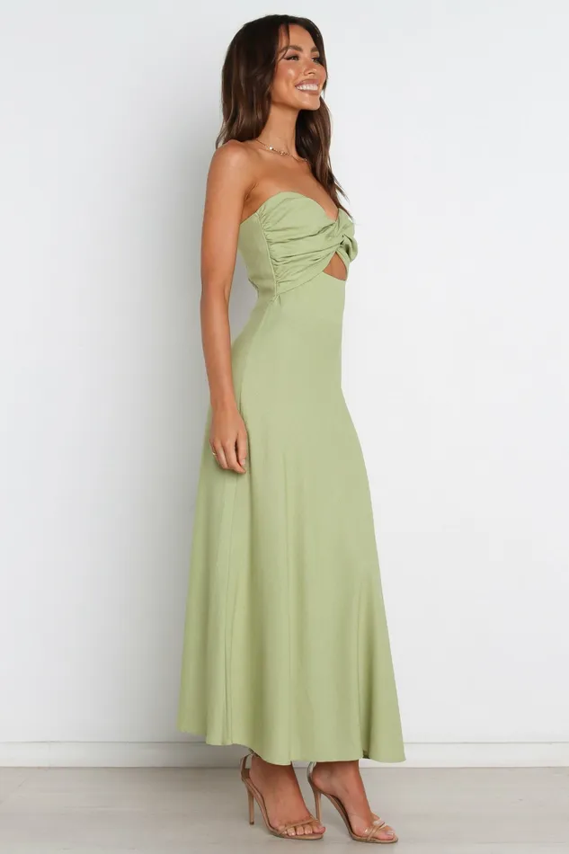 Linen Dresses Women Petal and Pup Rosetta Dress Olive