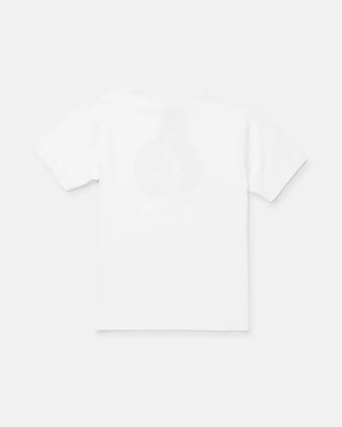 Little Boys Circle Stone Short Sleeve Tee 8211 White Kids Volcom TShirts and Tanks