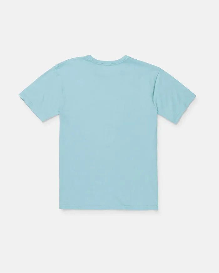 Little Boys Skate Fast Short Sleeve Tee 8211 Sea Blue Kids Volcom TShirts and Tanks