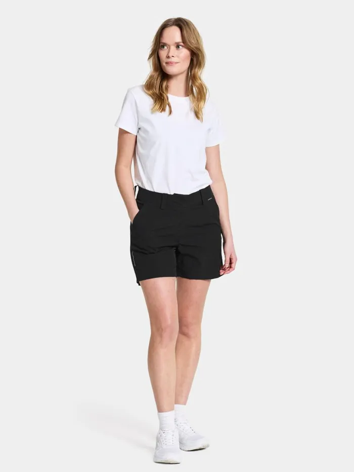 Liv Shorts Black Women Didriksons Shorts
