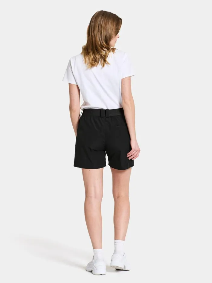 Liv Shorts Black Women Didriksons Shorts