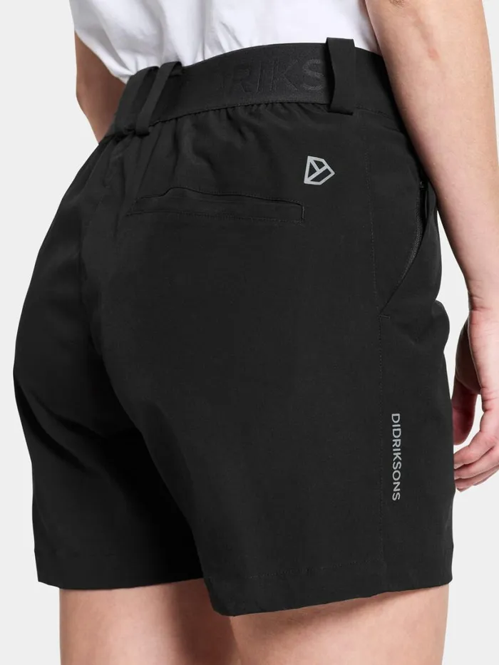 Liv Shorts Black Women Didriksons Shorts