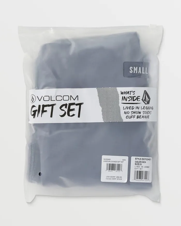 Lived In Lounge Gift Set 8211 Denim Womens Volcom Hoodies and Sweatshirts