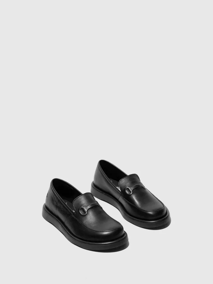 Loafers Shoes TUVE118FLY BLACK Women Fly London Shoes