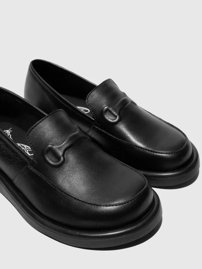 Loafers Shoes TUVE118FLY BLACK Women Fly London Shoes