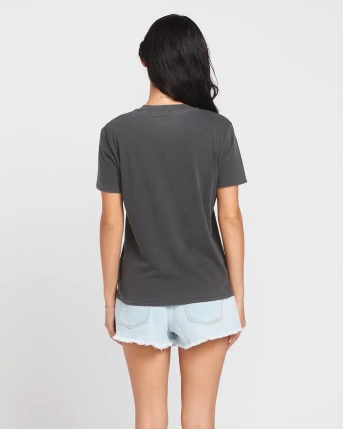 Lock It Up Tee 8211 Black Womens Volcom Hiking