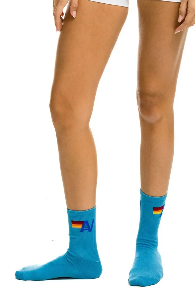 Logo Sock 8211 Sky WomenMen Aviator Nation Socks