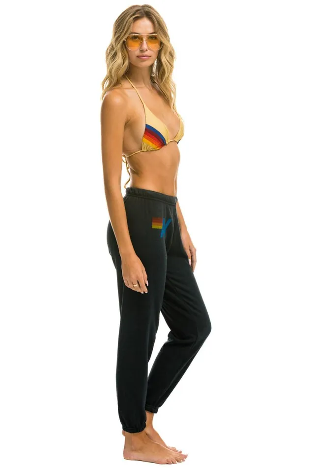 Logo Sweatpants 8211 Charcoal Women Aviator Nation Sweatpants