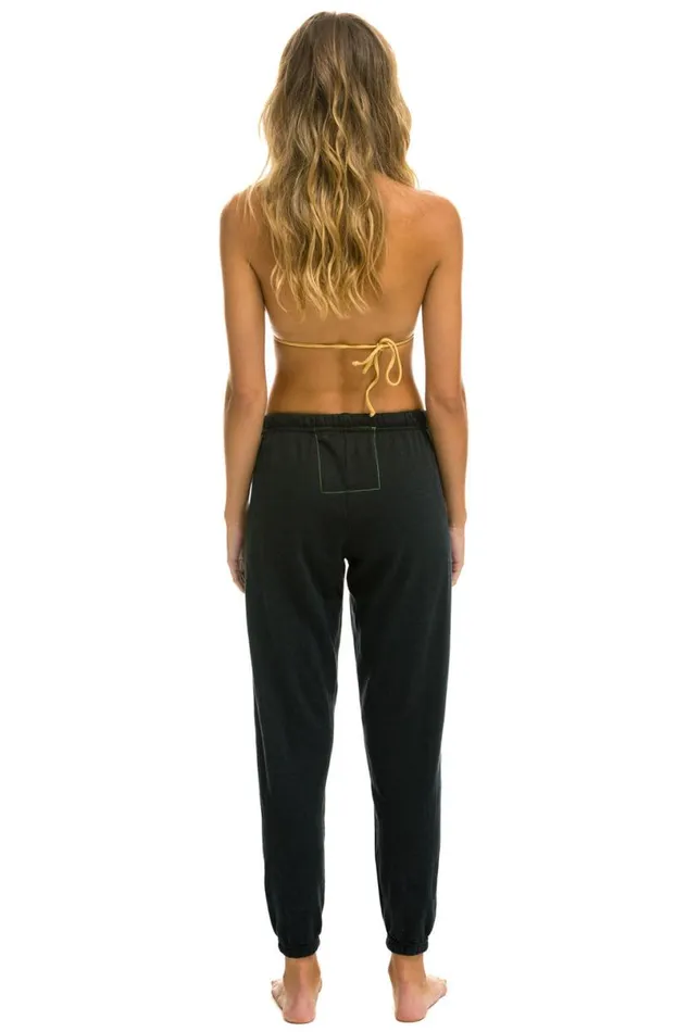 Logo Sweatpants 8211 Charcoal Women Aviator Nation Sweatpants