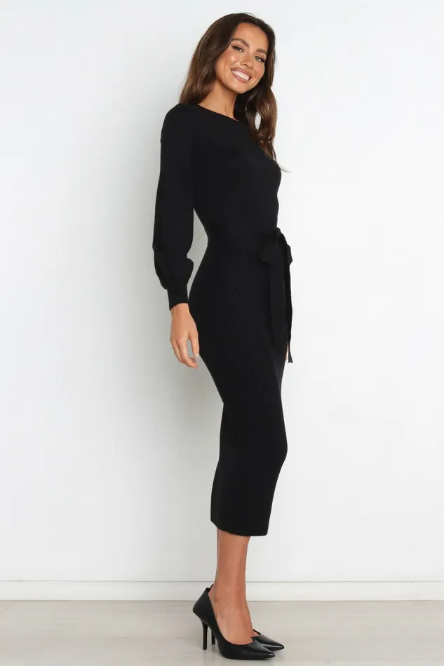 Long Sleeve Dresses Helena Dress Black Petal and Pup Women