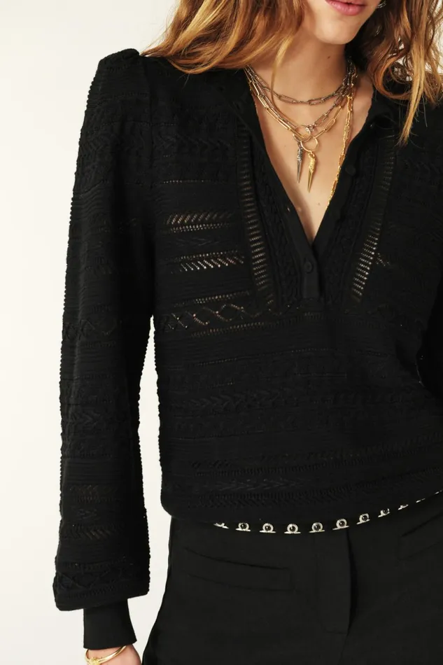 LongSleeve Sweater Vinnie OffWhite Women Baandsh Sweaters and Cardigans