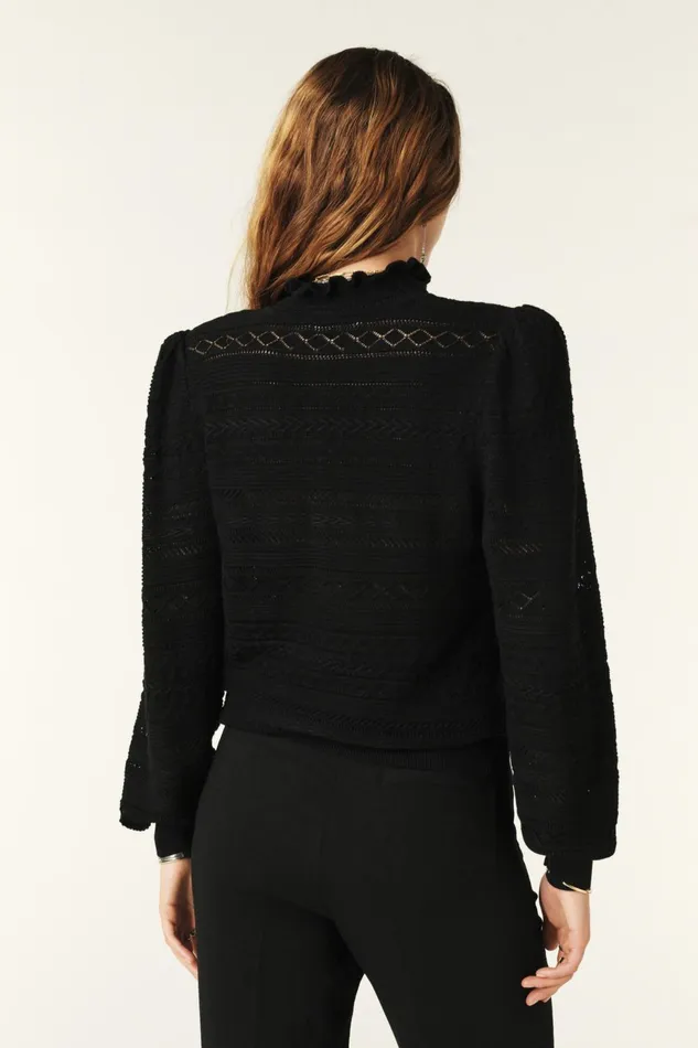 LongSleeve Sweater Vinnie OffWhite Women Baandsh Sweaters and Cardigans