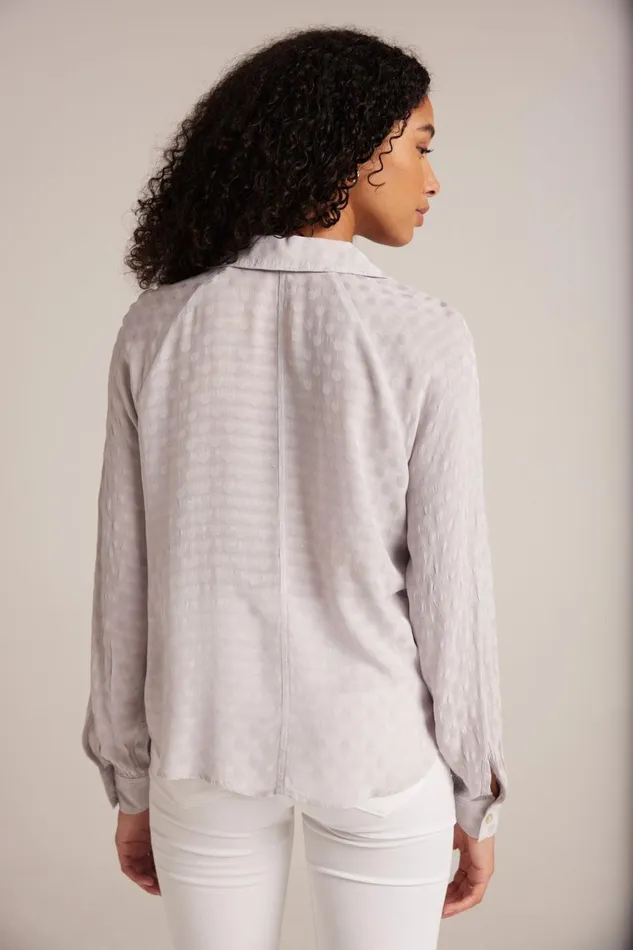 Long Sleeve Women Bella Dahl Round Hem Bishop Sleeve Shirt 8211 Silver Pearl Long Sleeve Women Bella Dahl Round Hem Bishop Sleeve Shirt 8211 Silver Pearl