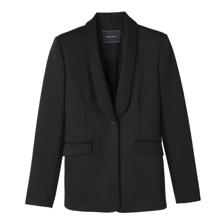 Longchamp Coats and Jackets Women Fitted jacket Black