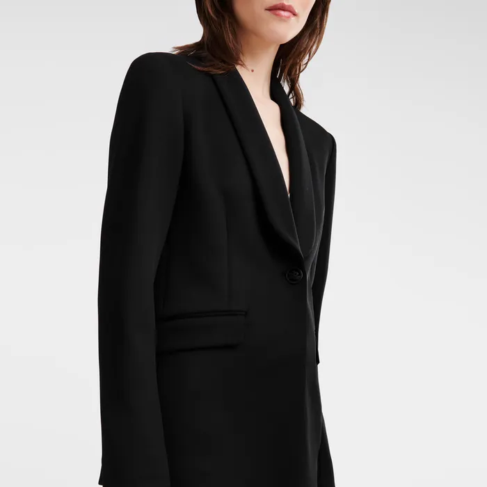 Longchamp Coats and Jackets Women Fitted jacket Black