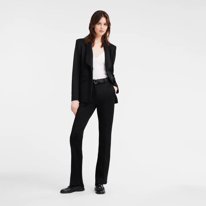 Longchamp Coats and Jackets Women Fitted jacket Black