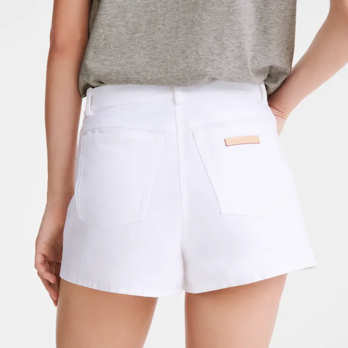 Longchamp Trousers and shorts Women Shorts White Longchamp Trousers and shorts Women Shorts White
