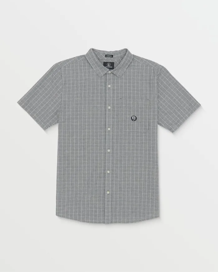Lonsdale Short Sleeve Shirt 8211 Egg White Mens Volcom Shirts and Flannels