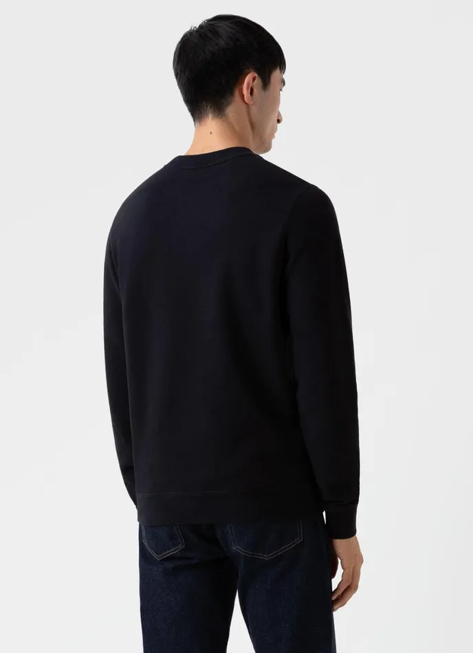 Loopback Sweatshirt Black Men SUNSPEL Sweatshirts and Sweatpants