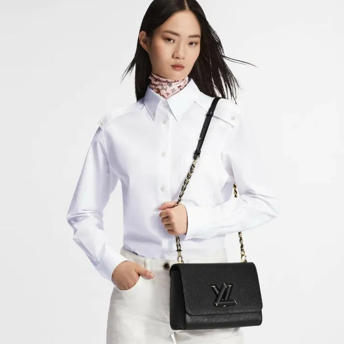 Louis Vuitton Black M21117 Twist MM 8211 Louis Vuitton Handbag Store Women Louis Vuitton Twist Bag