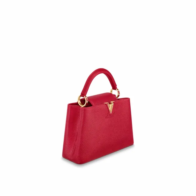 Louis Vuitton Capucine BB Black M21641 Pink M22178 Green M57227 Red M52689 8211 Louis Vuitton Handbag Store Women Louis Vuitton Capucines Bag