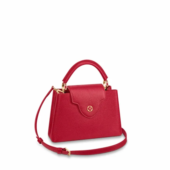 Louis Vuitton Capucine BB Black M21641 Pink M22178 Green M57227 Red M52689 8211 Louis Vuitton Handbag Store Women Louis Vuitton Capucines Bag