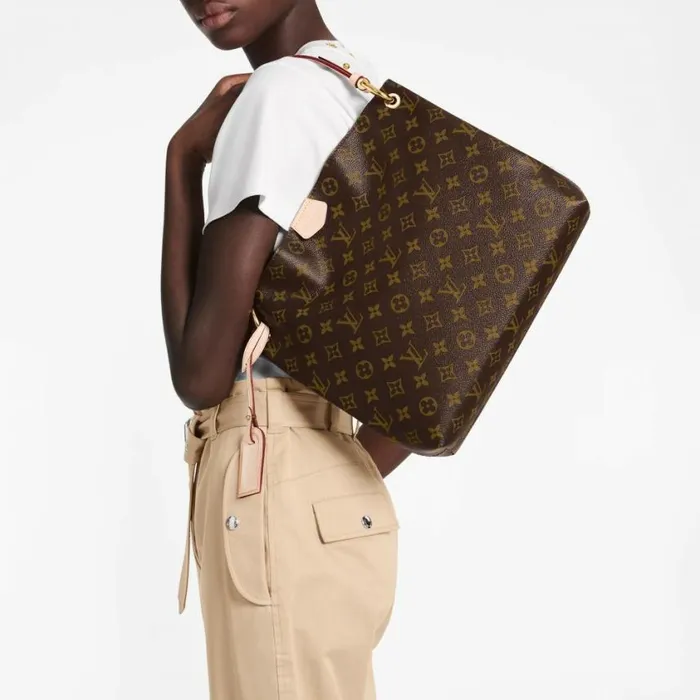 Louis Vuitton Graceful PM M43701 8211 Louis Vuitton Handbag Store Women Louis Vuitton Shoulder and Totes