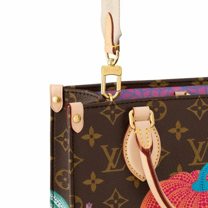 Louis Vuitton LV X YK OnTheGo PM M46467 Pumpkin Print 8211 Louis Vuitton Handbag Store Women Louis Vuitton Onthego Bag