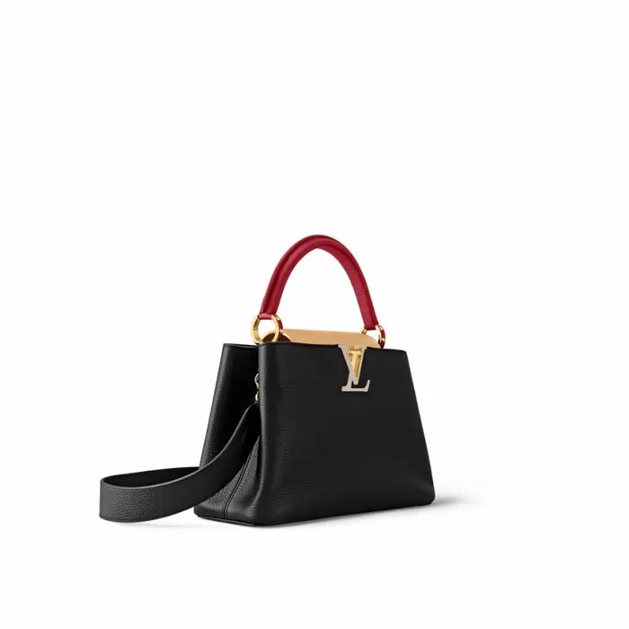 Louis Vuitton M20704 Capucines MM Noir Rubis 8211 Louis Vuitton Handbag Store Women Louis Vuitton Capucines Bag