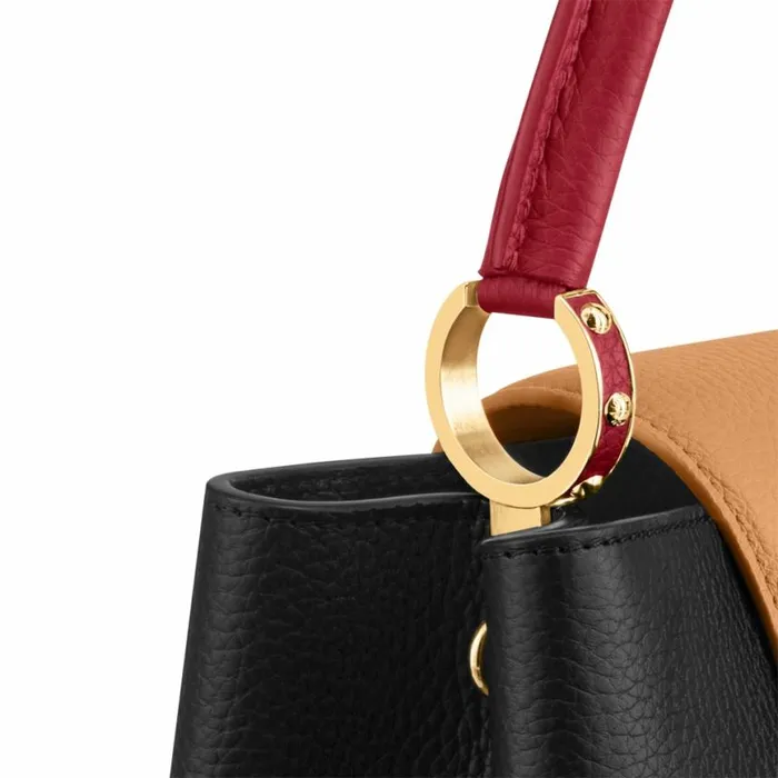 Louis Vuitton M20704 Capucines MM Noir Rubis 8211 Louis Vuitton Handbag Store Women Louis Vuitton Capucines Bag
