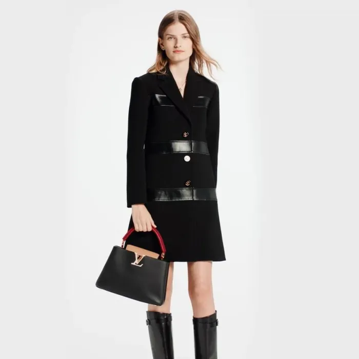 Louis Vuitton M20704 Capucines MM Noir Rubis 8211 Louis Vuitton Handbag Store Women Louis Vuitton Capucines Bag