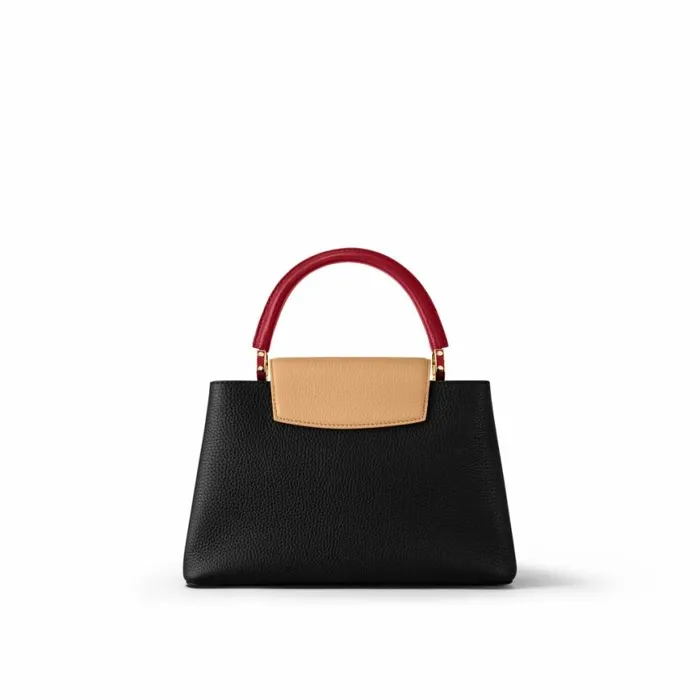 Louis Vuitton M20704 Capucines MM Noir Rubis 8211 Louis Vuitton Handbag Store Women Louis Vuitton Capucines Bag