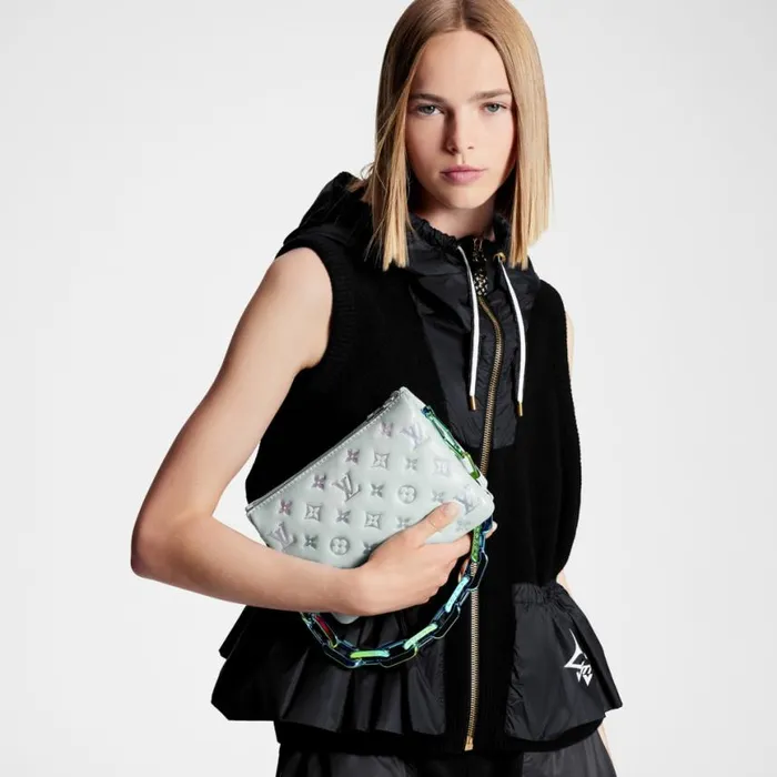 Louis Vuitton M23617 LV SKI Coussin BB Gray 8211 Louis Vuitton Handbag Store Women Louis Vuitton Coussin Bag