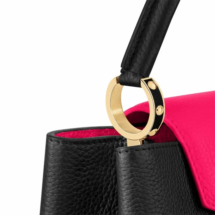 Louis Vuitton M59882 Capucines MM Black Rose Berlingot 8211 Louis Vuitton Handbag Store Women Louis Vuitton Capucines Bag