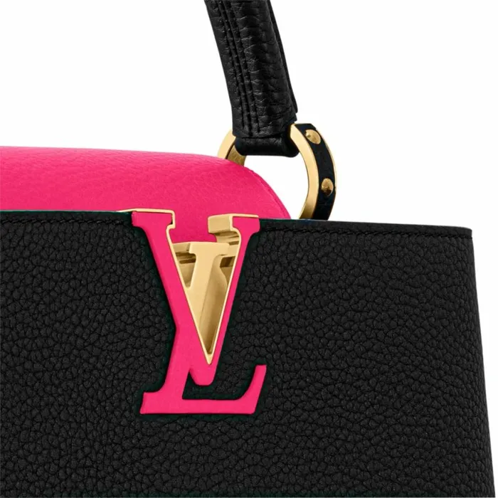 Louis Vuitton M59882 Capucines MM Black Rose Berlingot 8211 Louis Vuitton Handbag Store Women Louis Vuitton Capucines Bag